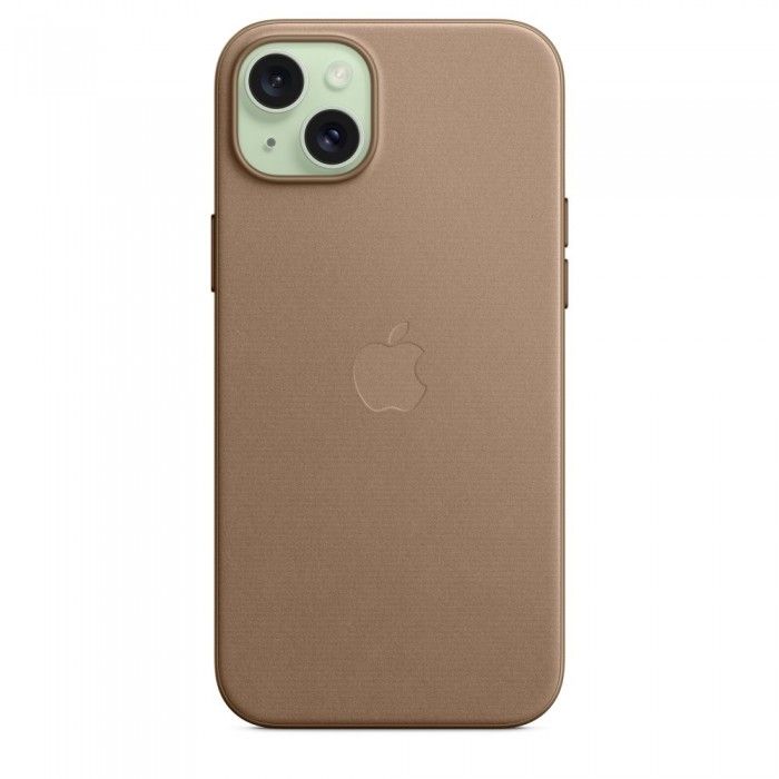 iPhone 15 Plus FineWoven Castanho-toupeira