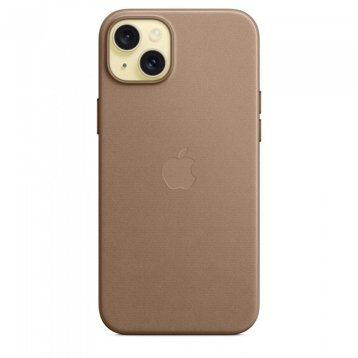 iPhone 15 Plus FineWoven Castanho-toupeira