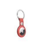 AirTag FineWoven Key Ring - Coral