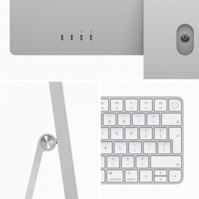 iMac 24 M3 8c CPU/10c GPU 256GB Prateado