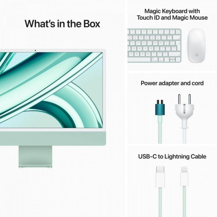 iMac 24 M3 8c CPU/10c GPU 512GB Verde