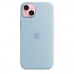 iPhone 15 Plus Silicone Azul-claro