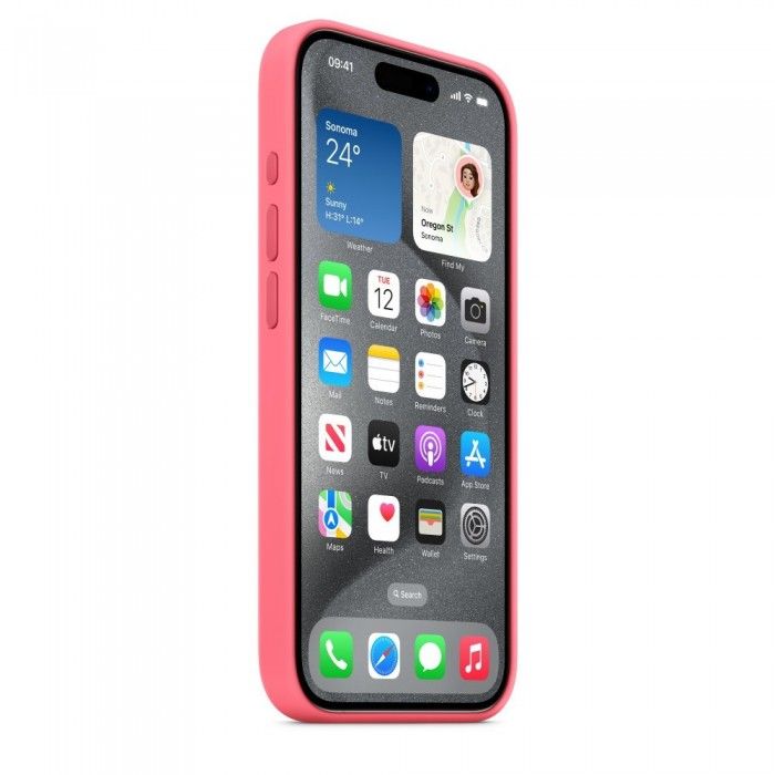 iPhone 15 Pro Silicone Rosa