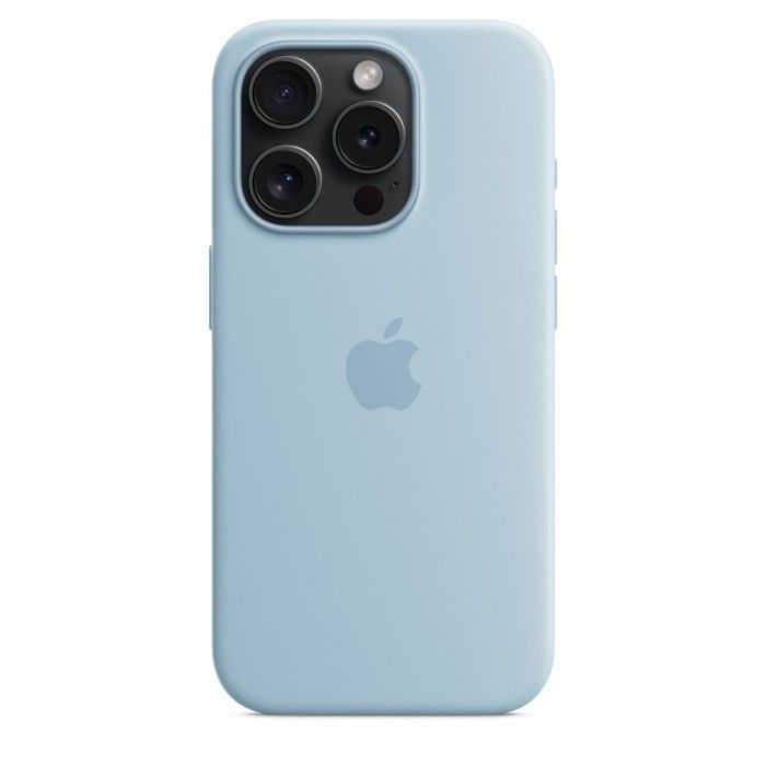 iPhone 15 Pro Silicone Azul-claro