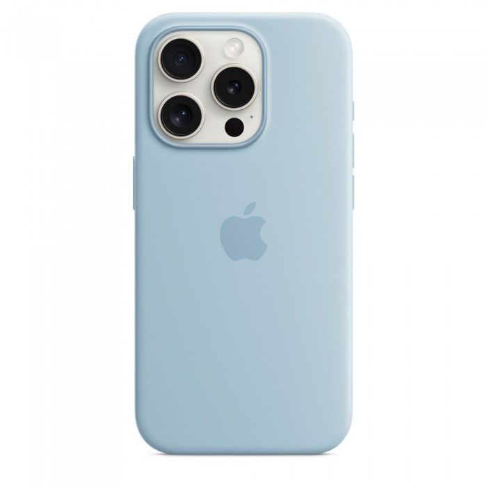 iPhone 15 Pro Silicone Azul-claro