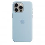 iPhone 15 Pro Max Silicone Azul-claro