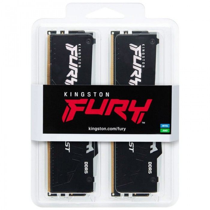 Memria RAM 32Gb 6000MT/S DDR5 CL36 (Kit OF 2) Fury Beast RGb