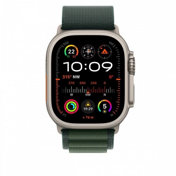 49mm Verde esc Alpine - M - Acabamento Titnio Natural
