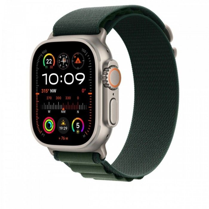 49mm Verde esc Alpine - M - Acabamento Titnio Natural