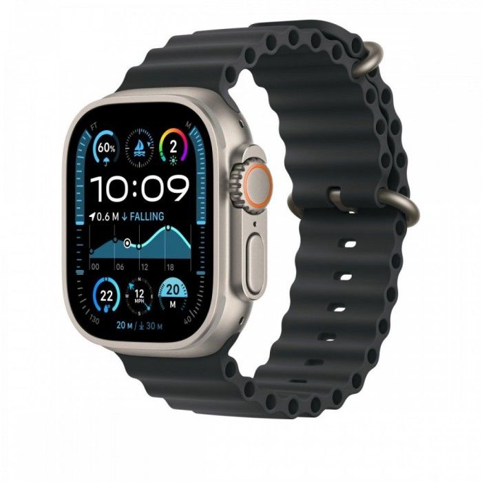 49mm Preto Ocean - Acabamento Titnio Natural