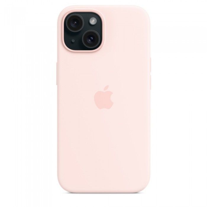iPhone 15 Silicone Rosa-claro