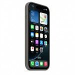 iPhone 16 Pro Silicone Cinzento rocha