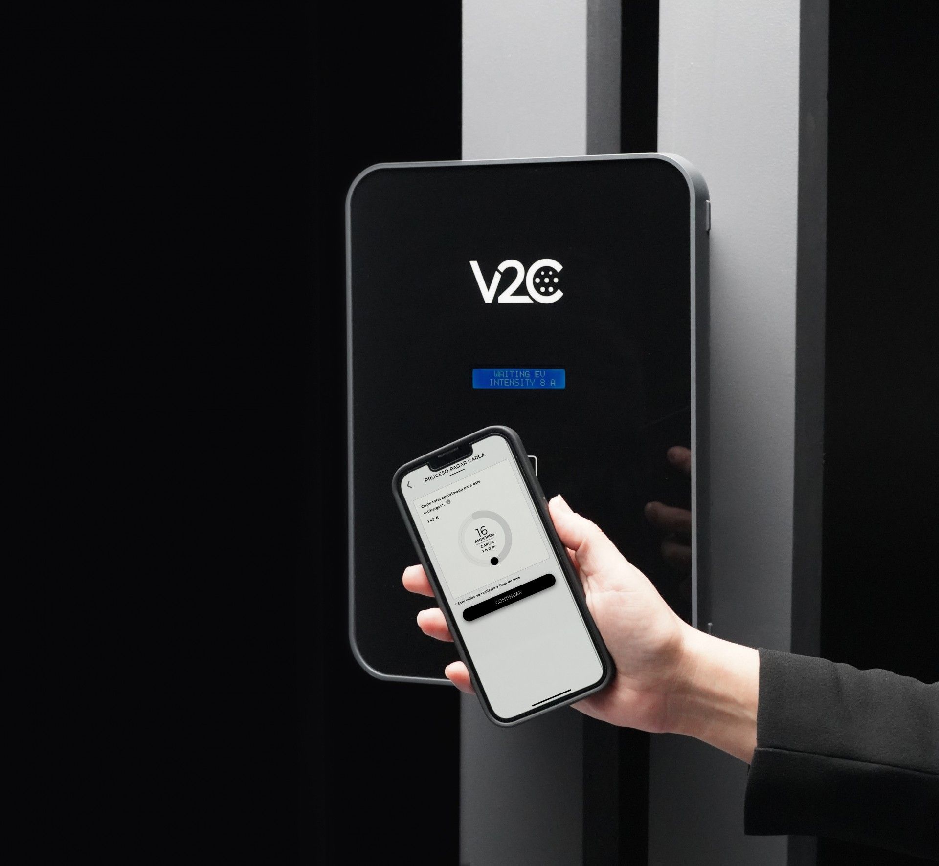 Trydan Pro Trifásico (22KW) con toma y RFID + DC