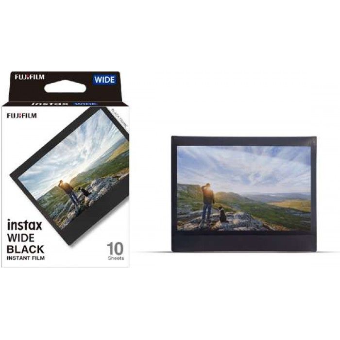Papel Fotografico Instax Wide Preto Frame (10/Pk)