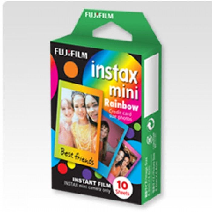 Papel Fotogrfico Instax Mini Rainbow ColorFilm (10 Folhas)