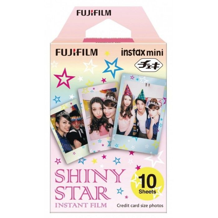 Papel Fotogrfico Instax Mini Shiny Star (10 folhas)