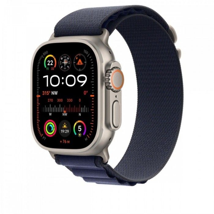 49mm Azul Alpine - L - Acabamento Titnio Natural