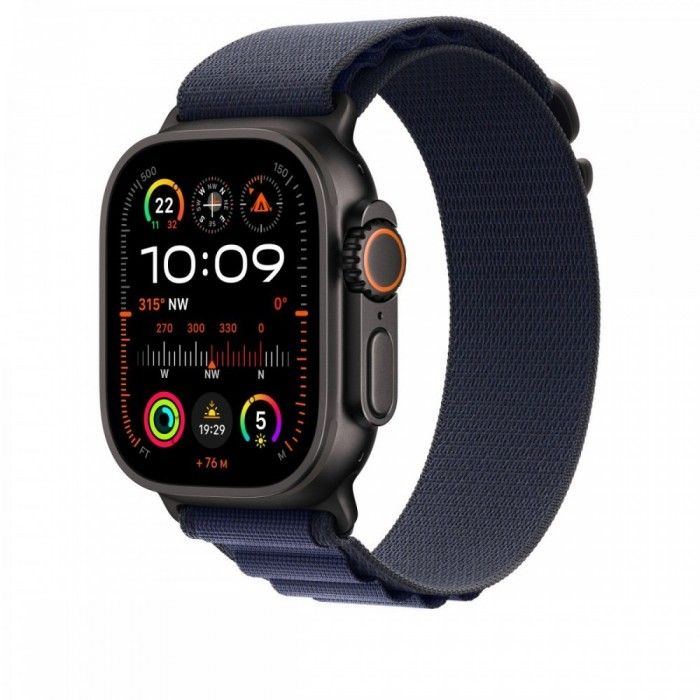 49mm Azul Alpine - L - Acabamento Titnio Preto