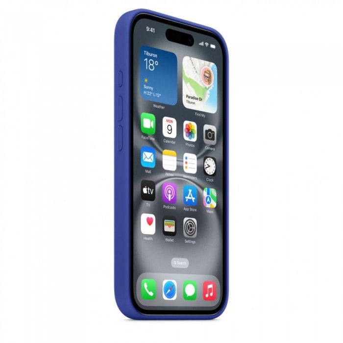 iPhone 16 Silicone Ultramarino
