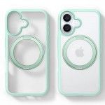 Capa Ostand Pro Series p/ iPhone 16 - Clear-Green