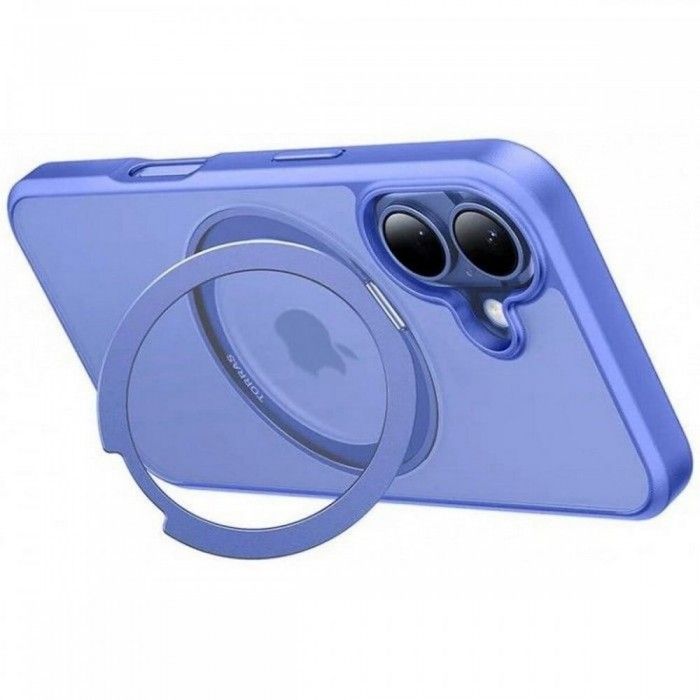 Capa Ostand Pro Series p/ iPhone 16 - Clear-Blue