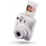 Camara Instax Mini12 Blanco Instantanea Modo Selfie Pelicula 54X86 Foto 46X62