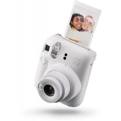 Camara Instax Mini12 Blanco Instantanea Modo Selfie Pelicula 54X86 Foto 46X62