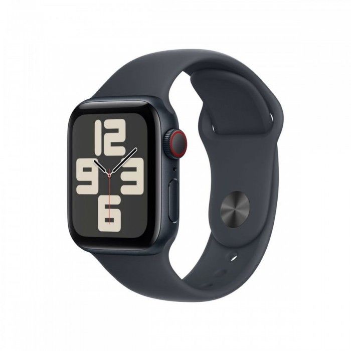 Watch SE Cellular 40mm Meia-noite Sport S/M