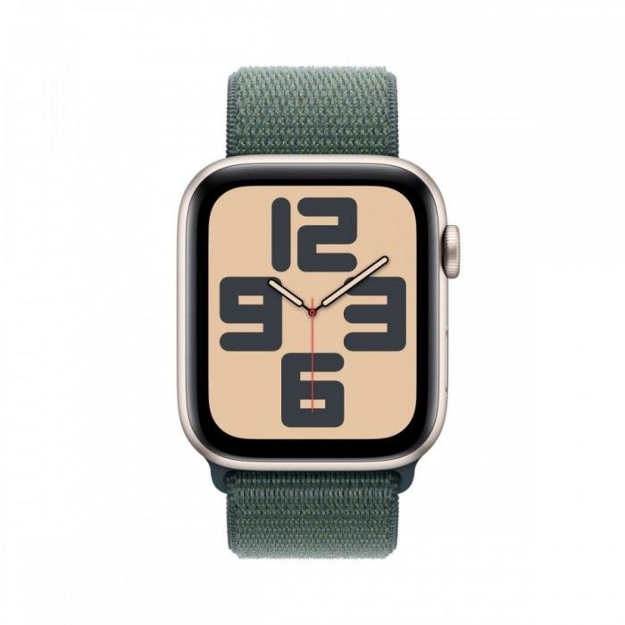 Watch SE 44mm Luz estrelas Verde Loop