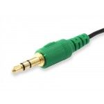 Cabo de Divisor udio 1 x 3.5mm > 2 x 3.5mm Femea/Mac