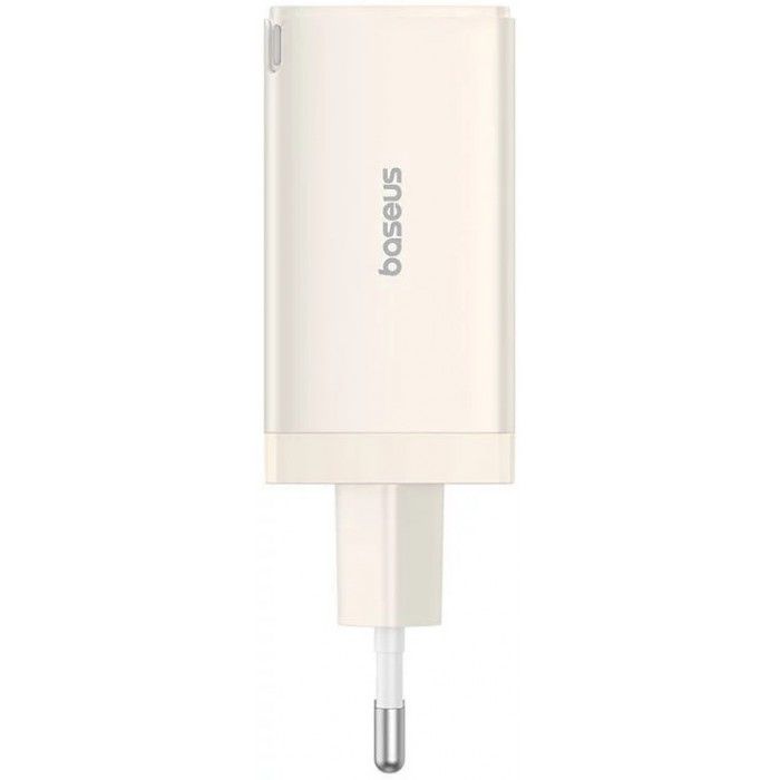 Dz-Eu Ka Baseus Gan5 Ultra Fast Charger 2C+U 65W Eu Set Stellar White