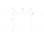 Suporte Parede p/ Ecr 37/55P Slim Fixo Preto