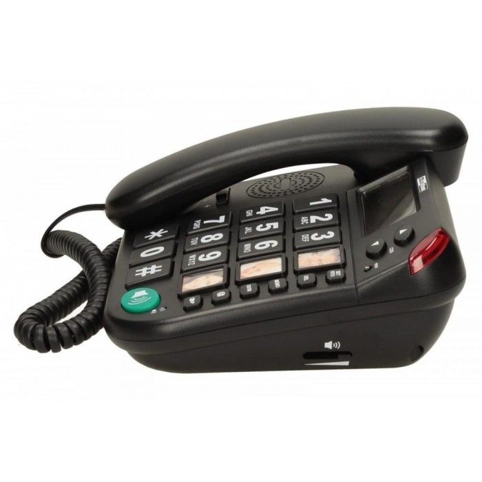 Telefone Fixo Maxcom KXT480 Preto