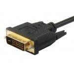HDMI / -DVI Digital Adaptador Cable 2.0m. M / M. Preto. HQ