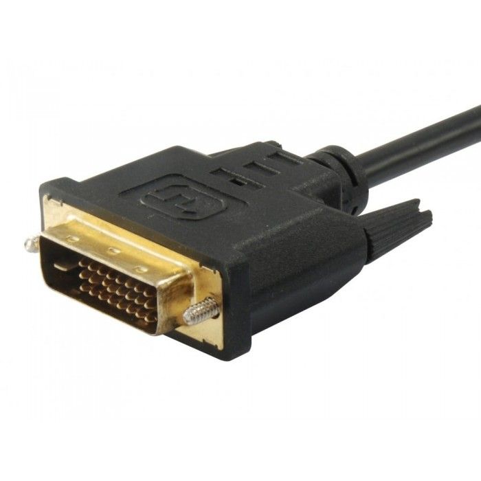 HDMI / -DVI Digital Adaptador Cable 2.0m. M / M. Preto. HQ