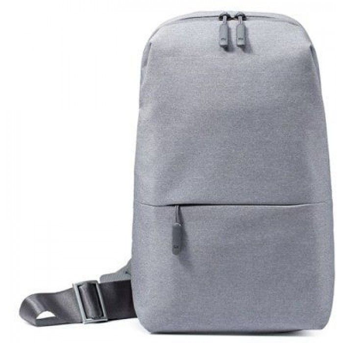 Mochila Mi City Sling 9P Cinza Claro