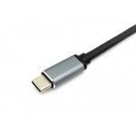 Hub USB-C para 4 Portas. 2xHDMI. 1xUSB. 1xUSB-C - 133484
