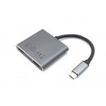 Hub USB-C para 4 Portas. 2xHDMI. 1xUSB. 1xUSB-C - 133484