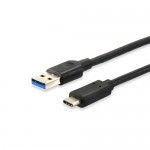 Cabo USB 3.0 Tipo a > C Macho/Macho 1 Metro Preto