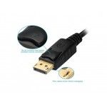 Adaptador DisplayPort p/ VGA / HDMI / DVI PRETO