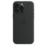 Capa MagSafe iPhone 15 Pro Max Silicone Preto