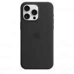 Capa MagSafe iPhone 15 Pro Max Silicone Preto