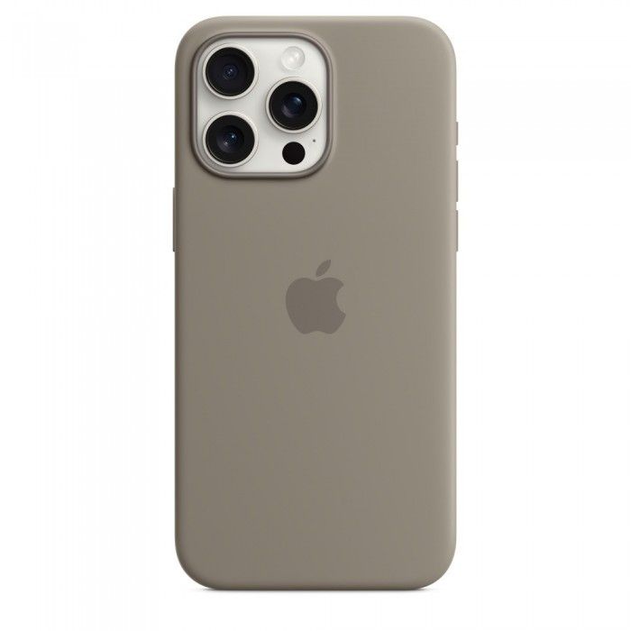 Capa MagSafe iPhone 15 Pro Max Silicone Barro