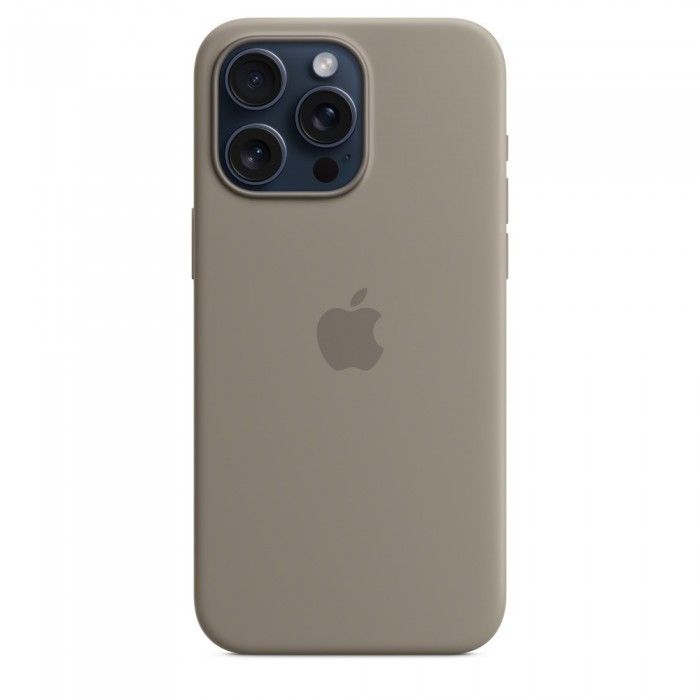 Capa MagSafe iPhone 15 Pro Max Silicone Barro