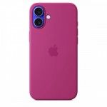 Capa MagSafe iPhone 16 Plus Silicone Fcsia