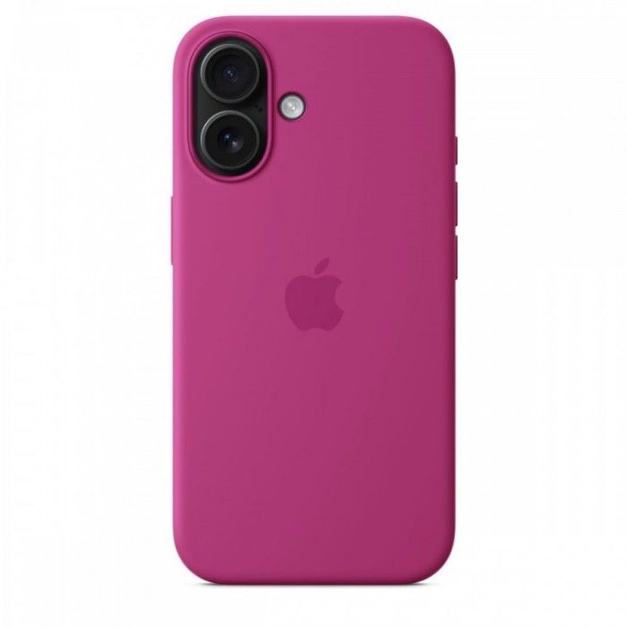 Capa MagSafe iPhone 16 Silicone F?csia