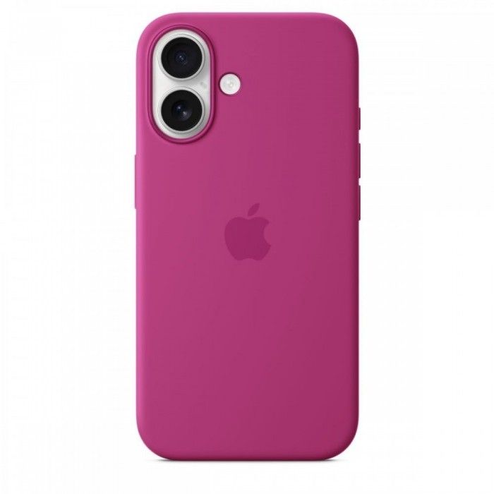 Capa MagSafe iPhone 16 Silicone F?csia