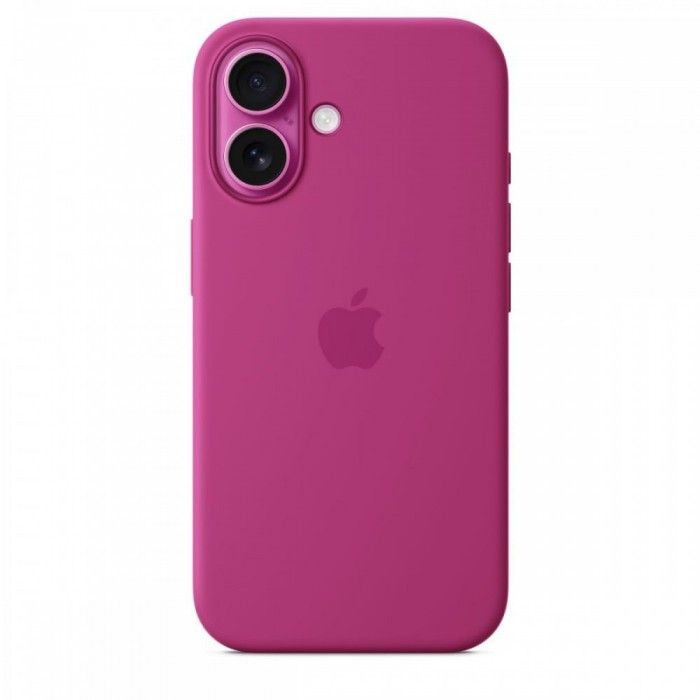 Capa MagSafe iPhone 16 Silicone F?csia