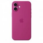 Capa MagSafe iPhone 16 Plus Silicone Fcsia