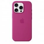 Capa MagSafe iPhone 16 Pro Silicone Fcsia
